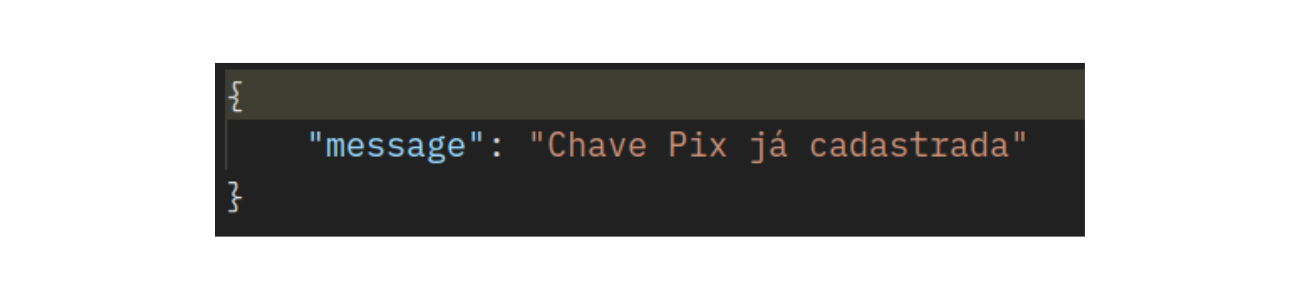 Chave pix já existe